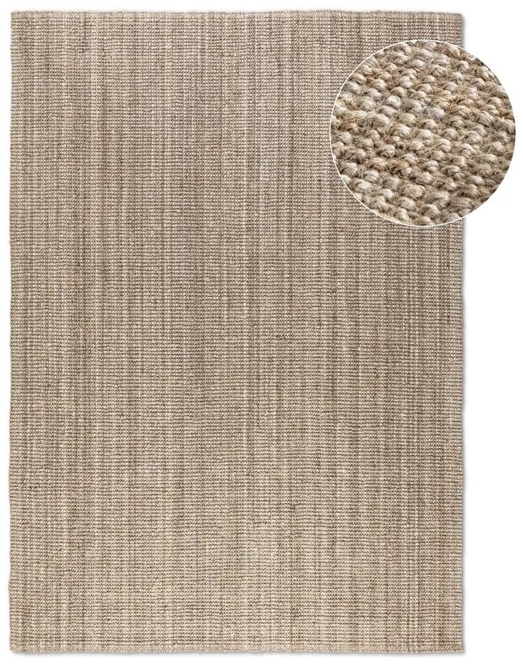 Бежов килим от юта 160x230 cm Bouclé - Hanse Home