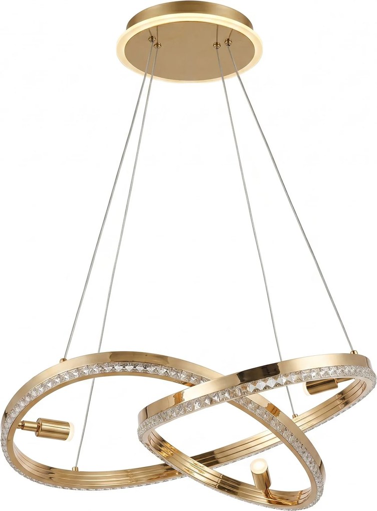 ВИСЯЩА ТАВАННА ЛАМПА LED G158-CP GOLD