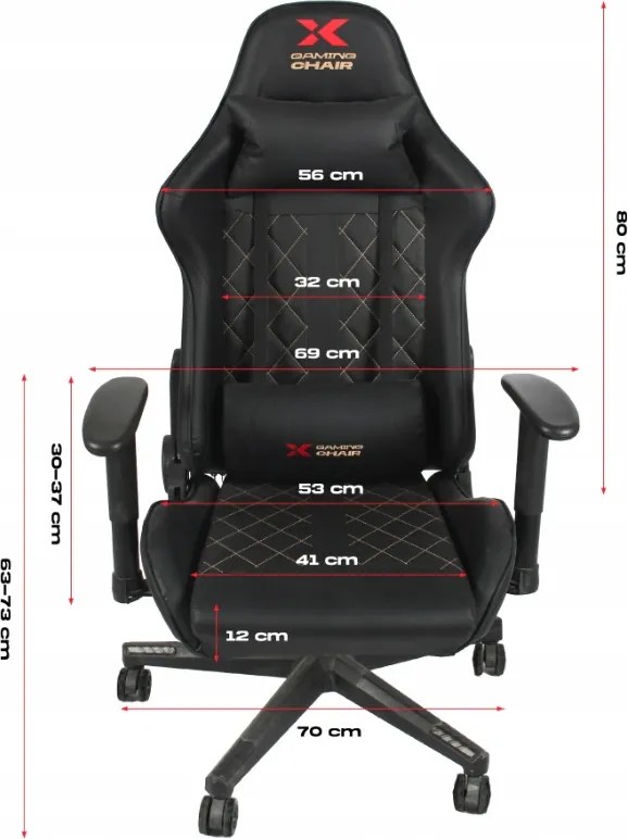 Геймърски стол Xgaming Xcom2 - черен и розов