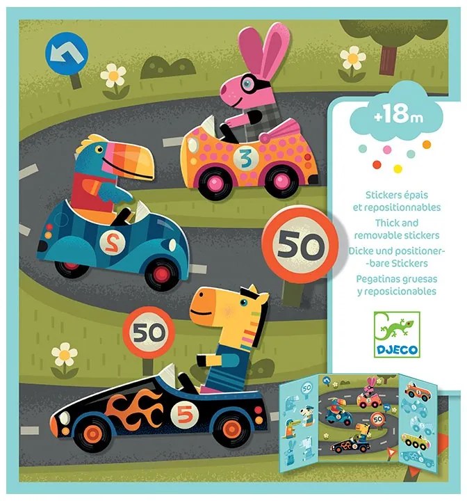 Djeco - стикери Направи коли DJ09073