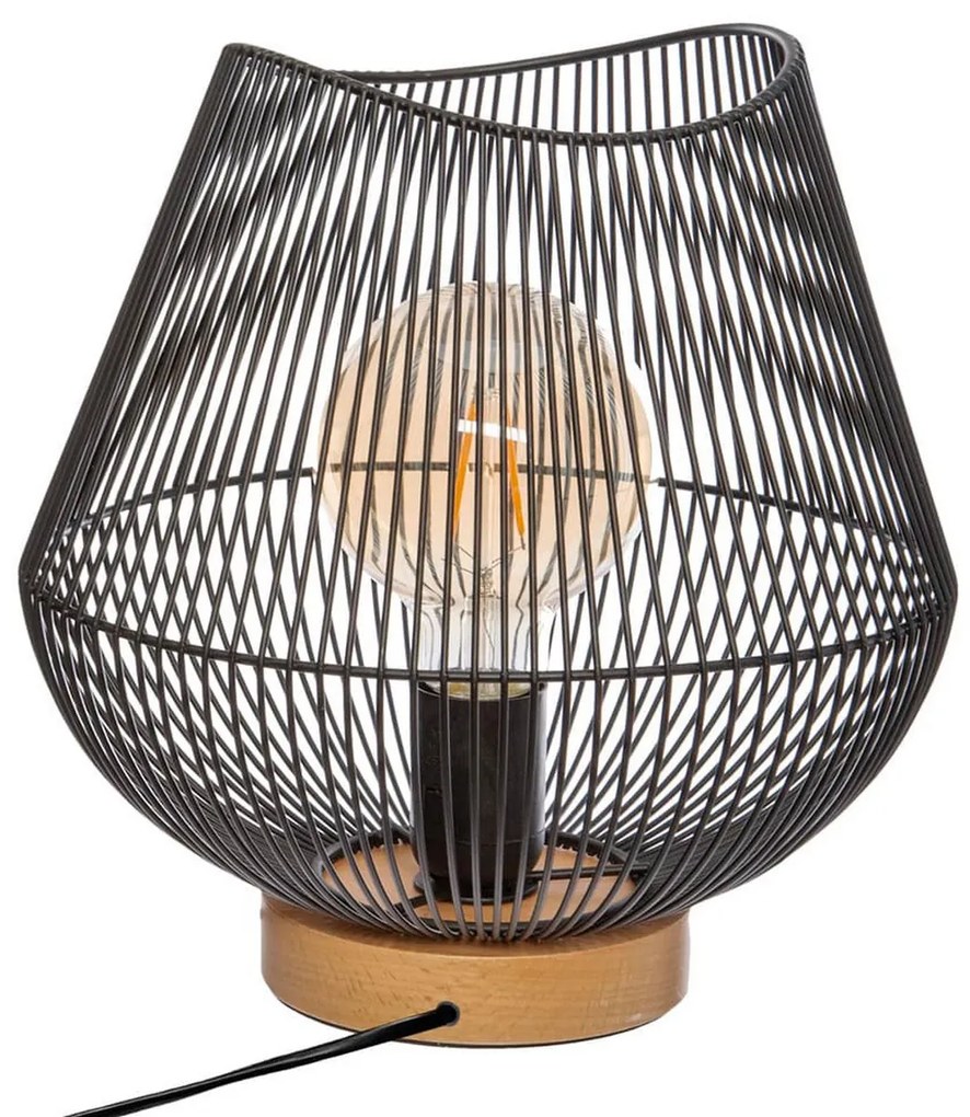 Настолна лампа Atmosphera Jena 40W Черен Метал (Ø 28 x 26 cm)