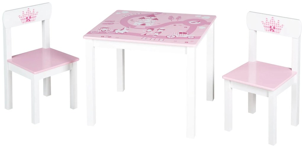 холна маса с детски столα Castle