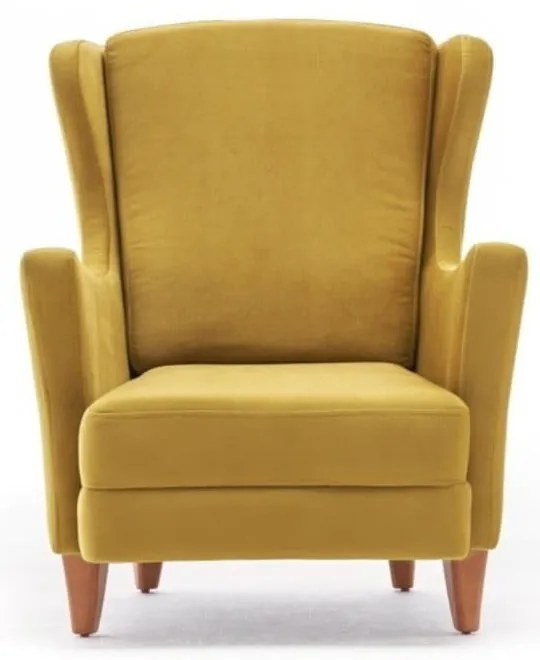 Жълт фотьойл Lola Brejer - Artie