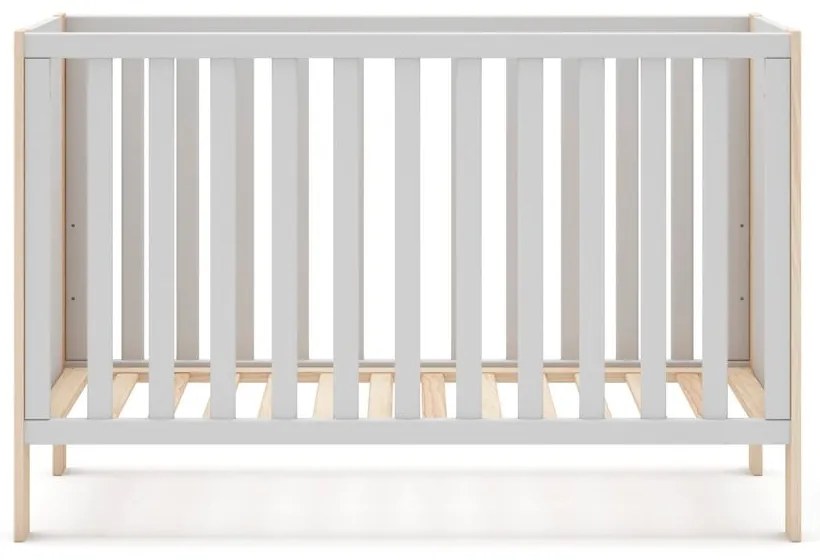 Бяло/естествено детско легло 60x120 cm Esteban - Marckeric