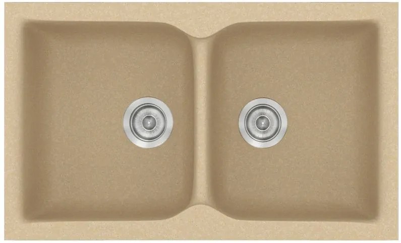 Мивка Sanitec 340-Granite Cappucino