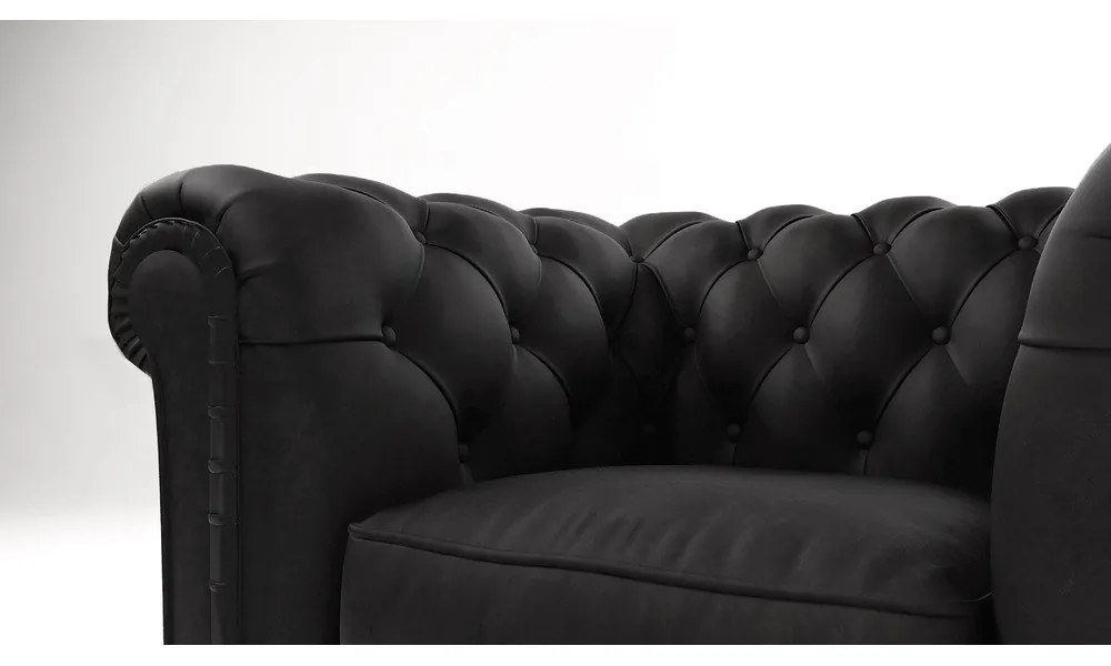 Фотьойл от черно кадифе Cambridge - Ropez