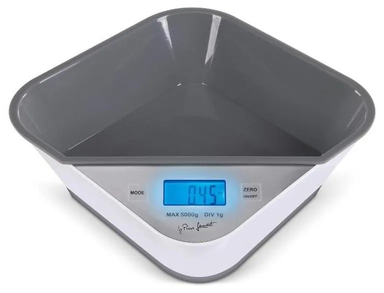 Lamart - Дигитална кухненска везна 2xAAA бяла/сива