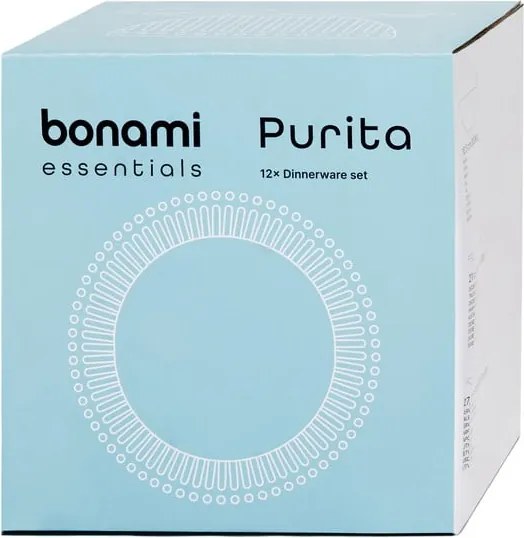 Порцеланов комплект за хранене 12 бр. за 4 души Purita – Bonami Essentials