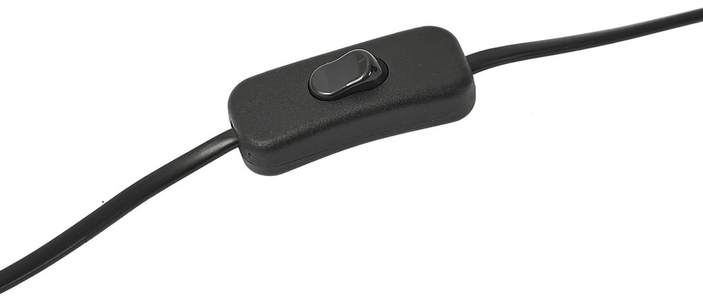 Ретро настолна лампа бежова стомана 45 см - Pauly