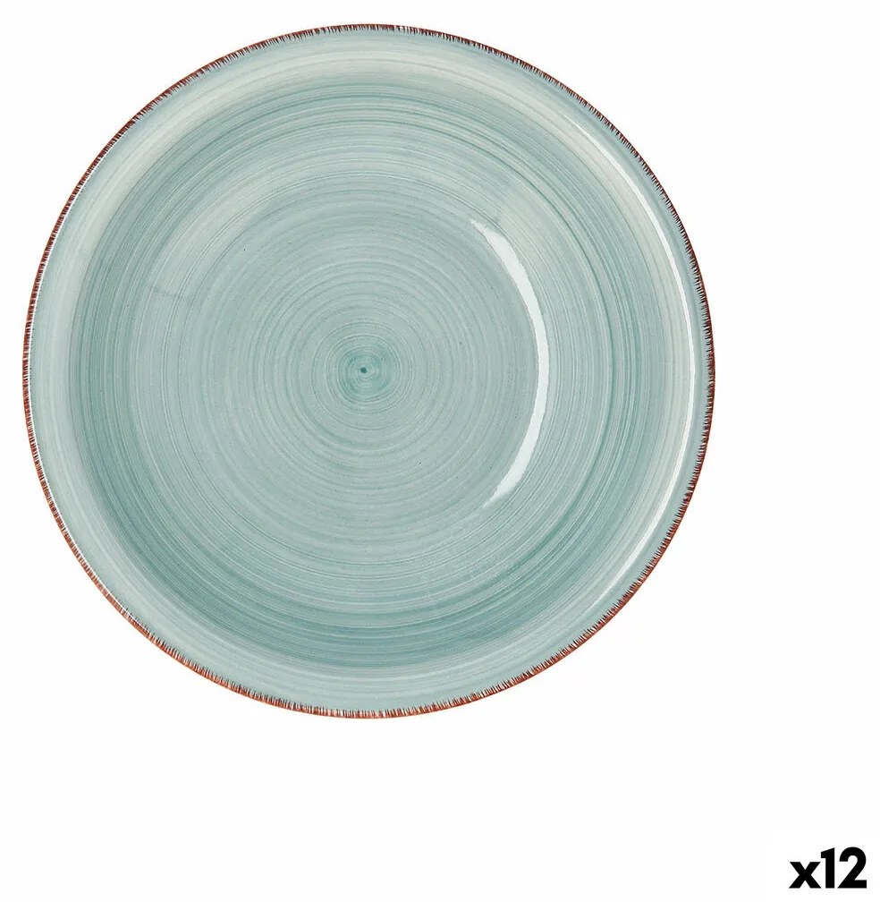 Дълбока чиния Quid Aqua Vita Керамика (ø 21,5 cm) (12 броя)