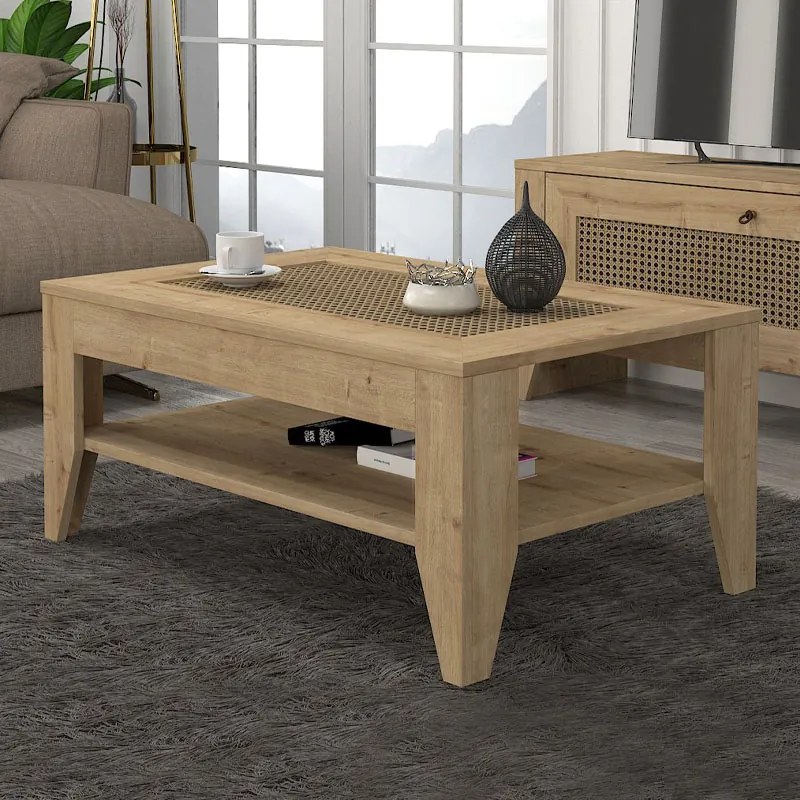Меламиново кафе маса Madura в сапфирен цвят 90x60x40см.