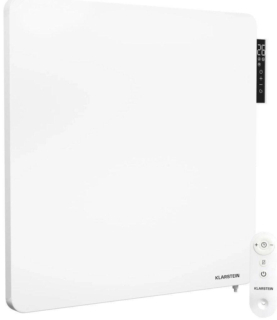 Klarstein Wonderbeam 450 Hybride Иннфрачервен отоплител 60 x 60 см 450 W, Седмичен таймер Дистанционно управление