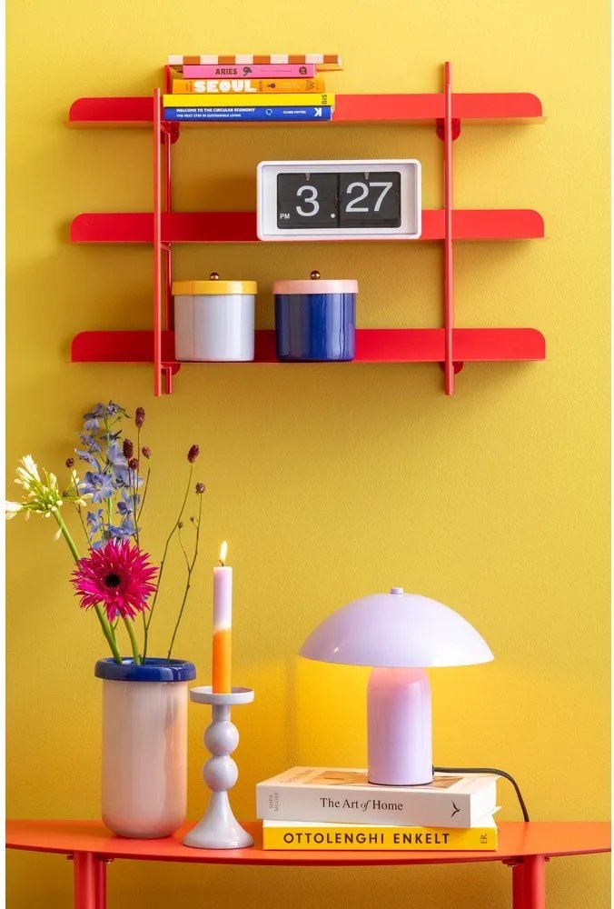Червен на няколко нива метален стенен рафт 60 cm Cool Retro – PT LIVING