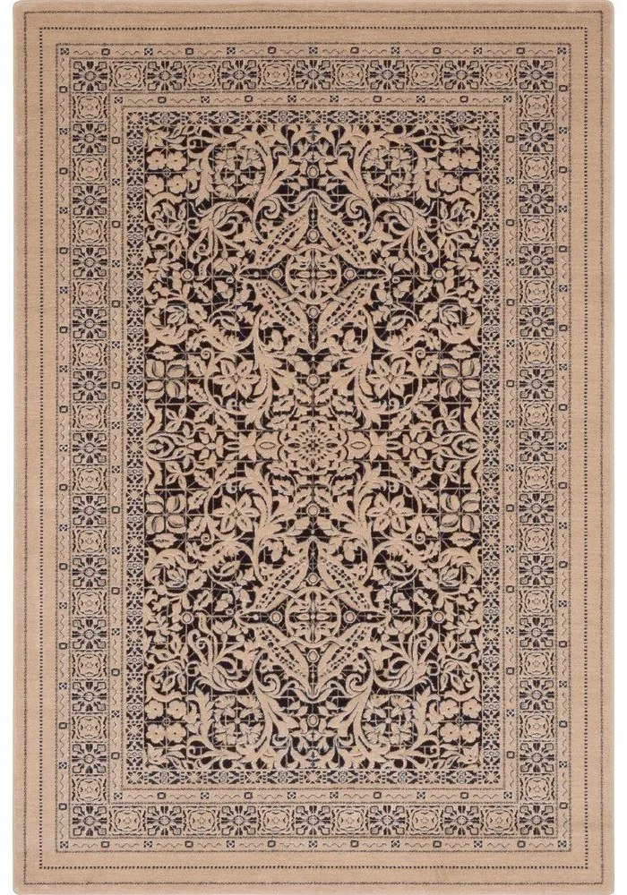 Бежов вълнен килим 133x180 cm Joanne - Agnella