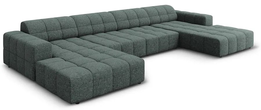 Тюркоазен ъглов диван (U-образен) Chicago - Cosmopolitan Design