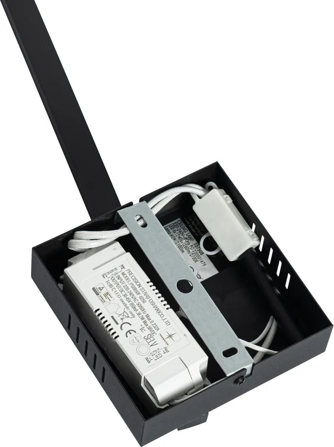 Черен таванен аплик 300 см с LED 3-степенна димираща регулируема - Annuschka