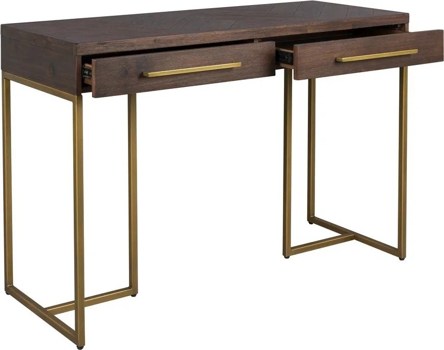 Конзолна маса декор от акация в тъмно естествен цвят 45x120 cm Class – Dutchbone