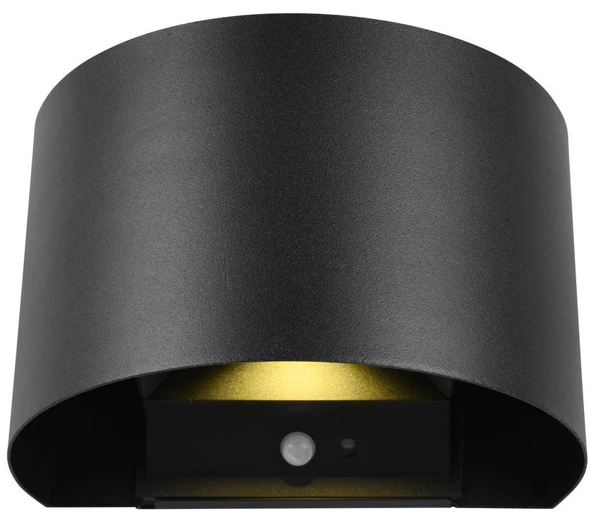 LED стенно външно осветително тяло със сензор за движение (височина 10 cm) Talent – Reality