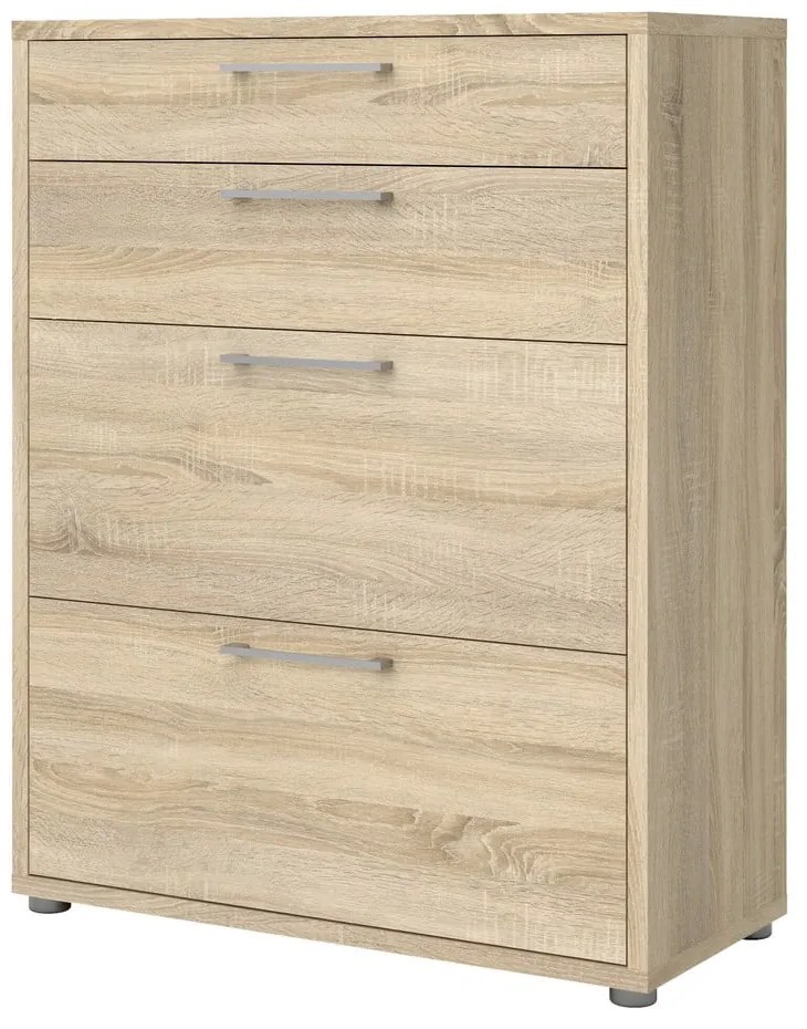 Компонент - чекмеджета от дъбов декор в естествен цвят 84x105 cm Prima – Tvilum