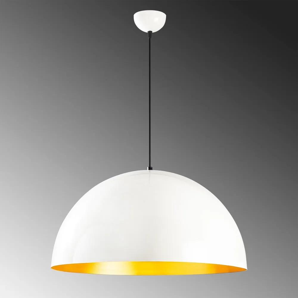 Бяла лампа за таван Berceste, ø 60 cm - Opviq lights