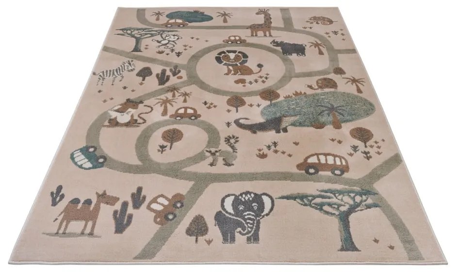 Бежов детски килим 120x170 cm Animal Park - Hanse Home