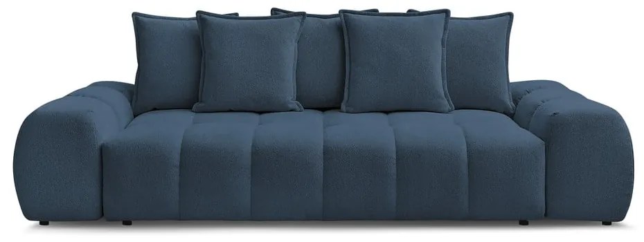 Тъмносин шенилов диван 278 cm Everest – Bobochic Paris