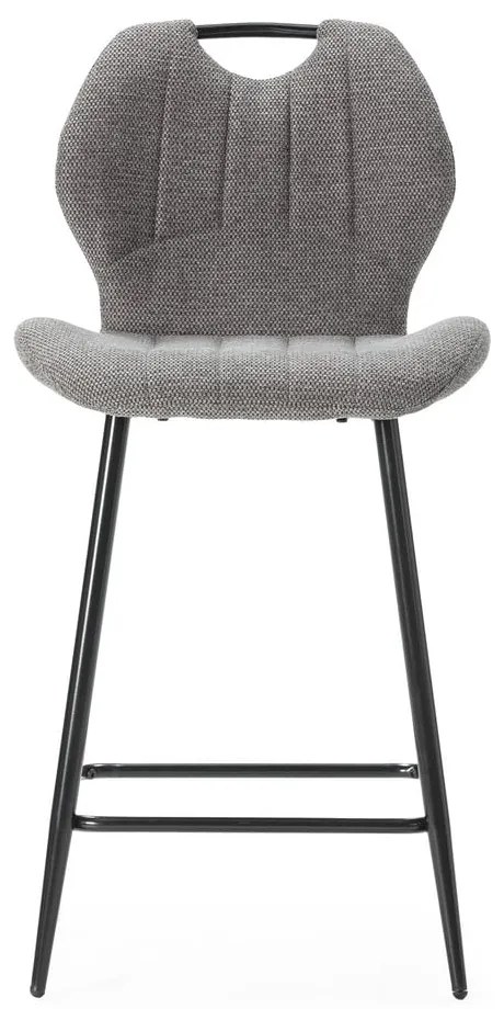 Сиви бар столове в комплект 2 бр. (височина на седалката 65 cm) Muli – Marckeric