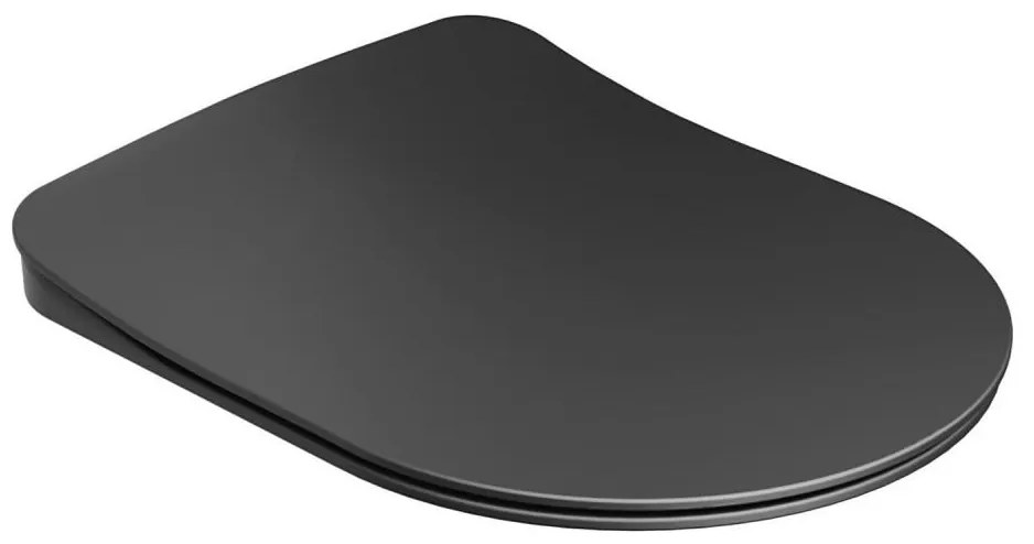 Ravak X01795 - Тоалетна седалка SoftClose CHROME черна