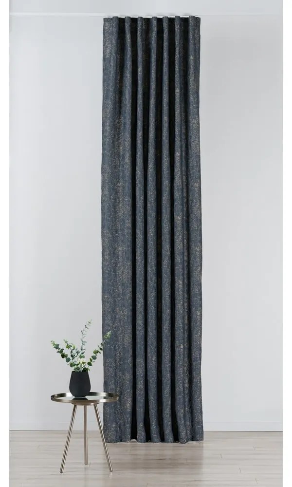 Тъмносиньо-сива завеса 135x280 cm Wayland - Mendola Fabrics