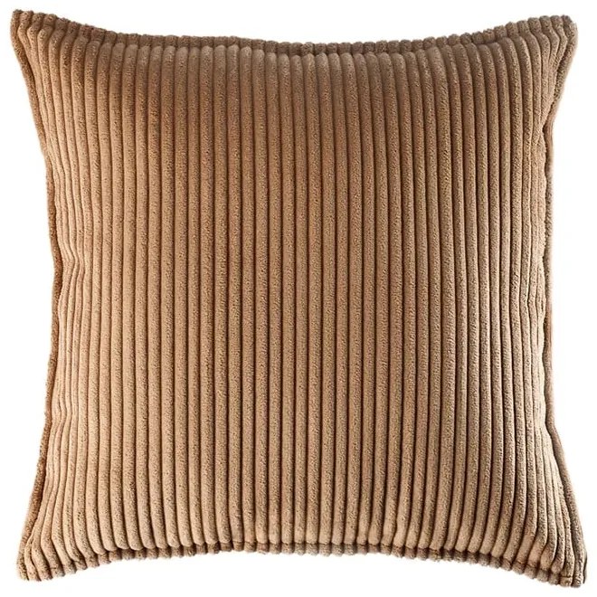 Кафява детска възглавница за диван от рипсено кадифе Block – Wigiwama