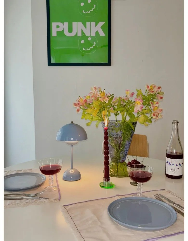 Ръчно изработена стъклена ваза Abyss - Hübsch