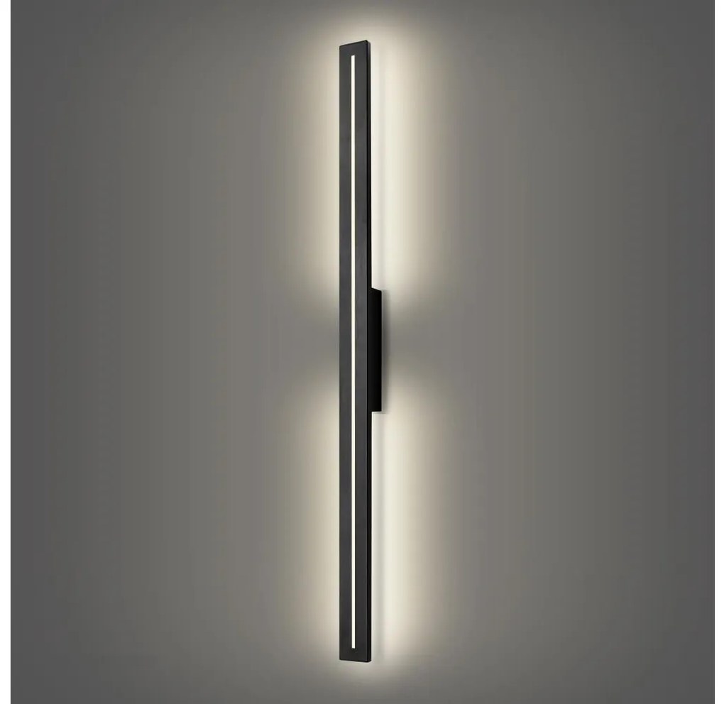 Brilagi - Външно стенно LED осветително тяло LINEO LED/24W/230V 4000K IP65 черно