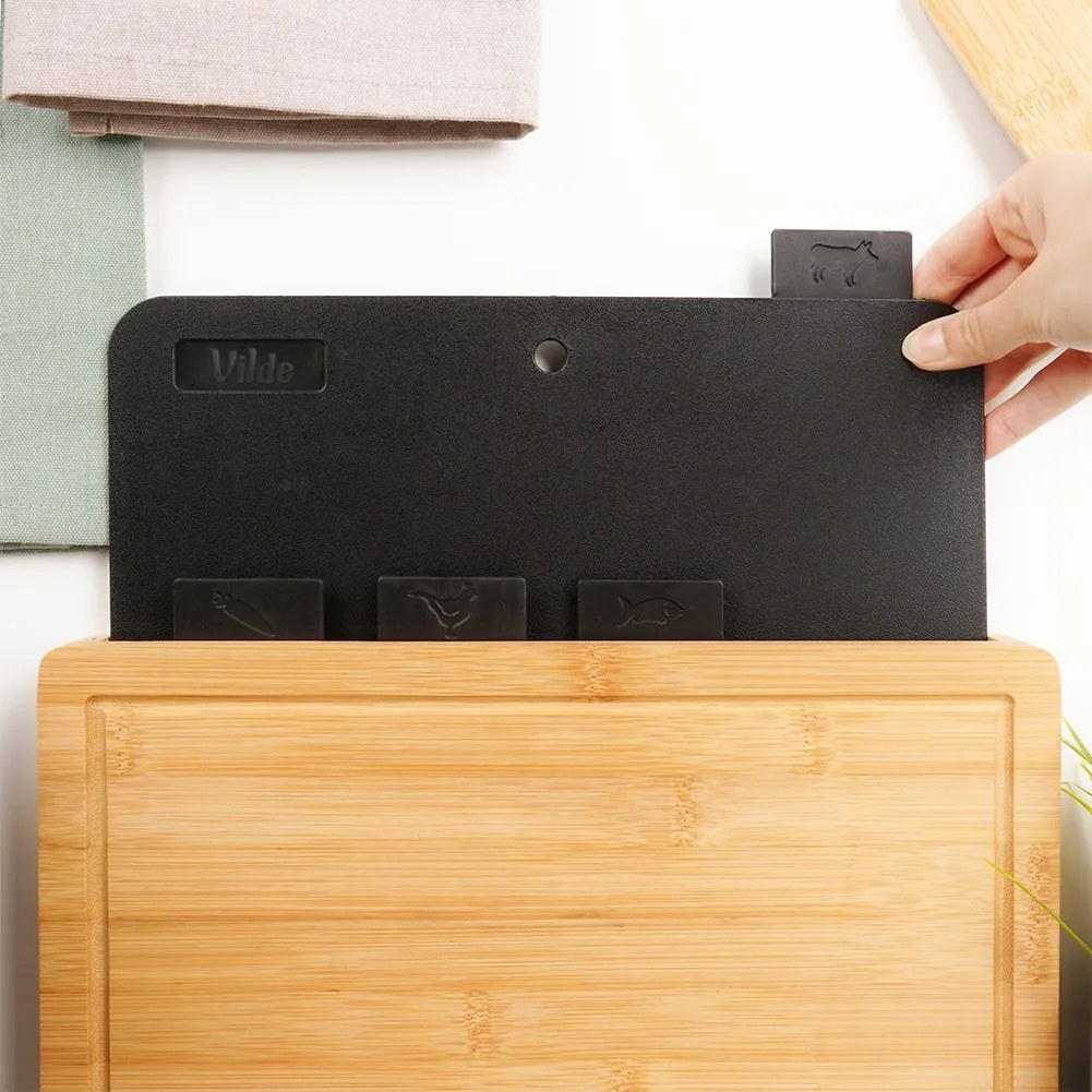 Комплект бамбукови дъски за рязане, 5 части