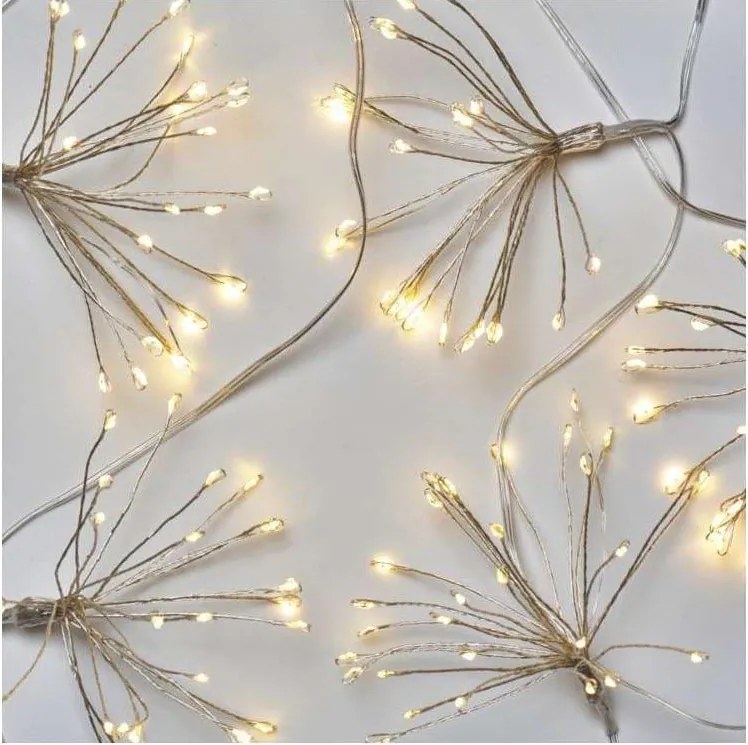 LED  гирлянд 150xLED/5,35m топла бяла