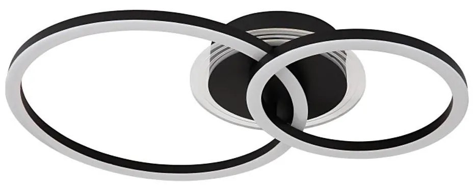 Globo 48039-30 - LED таванно осветление LORETTA LED/30W/230V Ø33x50 см черно