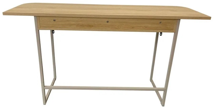 Конзолна маса от декор от дъб в естествен цвят 40x140 cm Darlington – Actona