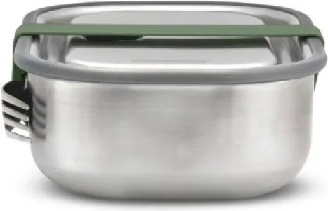 Кутия за храна Black+Blum BAM-SS-L010, 1 л, Правоъгълна, Подходяща за фурна, Без BPA, Неръждаема стомана, Зелен