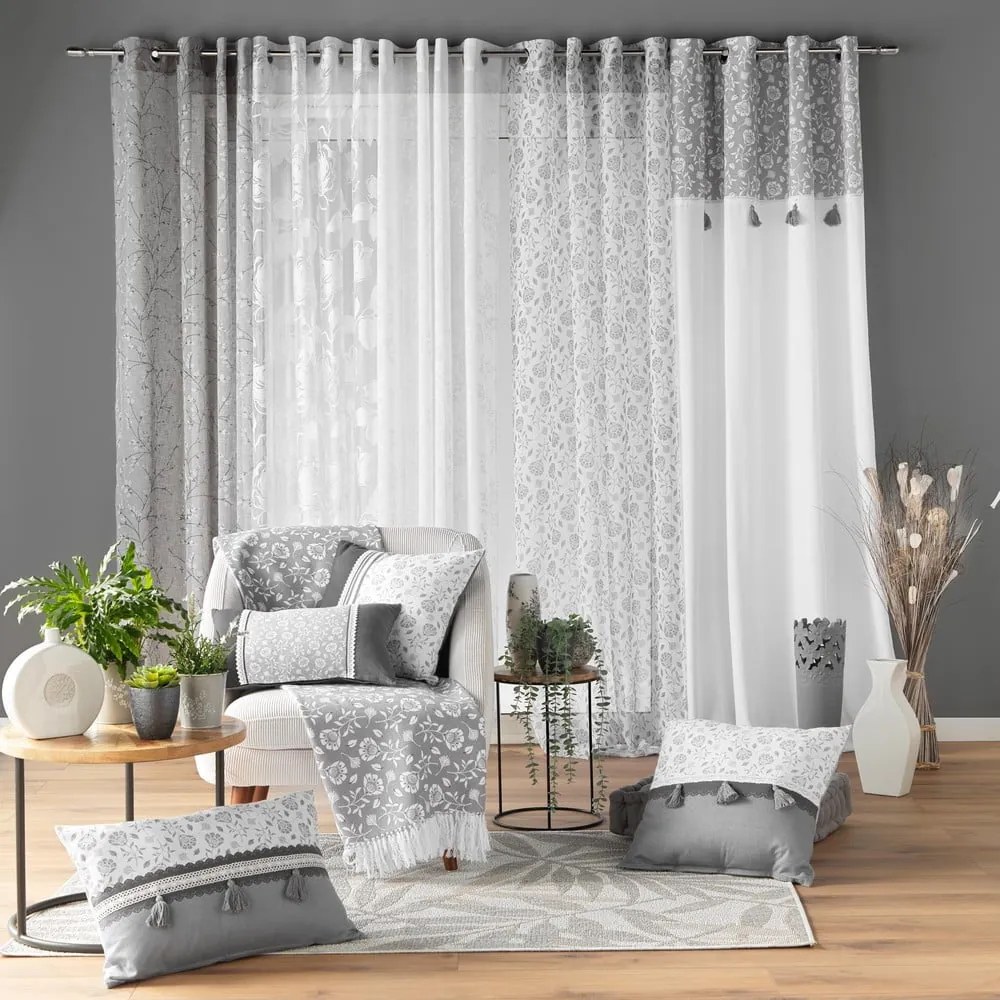 Сиво одеяло 125x150 cm Flavie – douceur d'intérieur