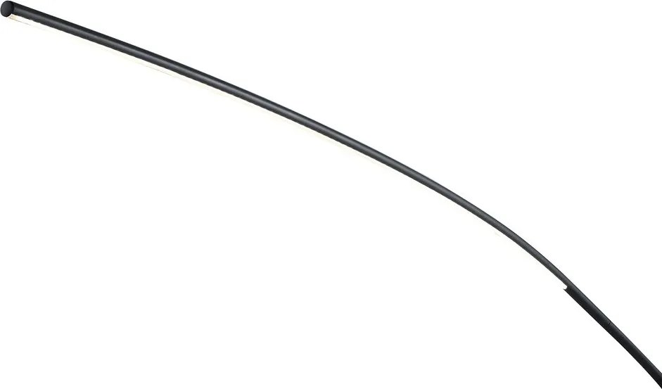 Тъмнокафява LED затъмняваща се подова лампа (височина 210 cm) Shanghai – Trio