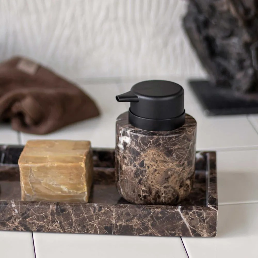 Кафяв мраморен дозатор за сапун 200 ml Marble - Mette Ditmer Denmark