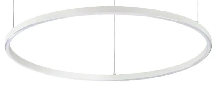 Ideal Lux - LED полилей на кабел ORACLE SLIM LED/37W/230V 2700K Ø 70 cm бял