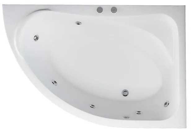 Хидромасажна вана ICSH 171054 W R, Inter Ceramic, 170x100x54см