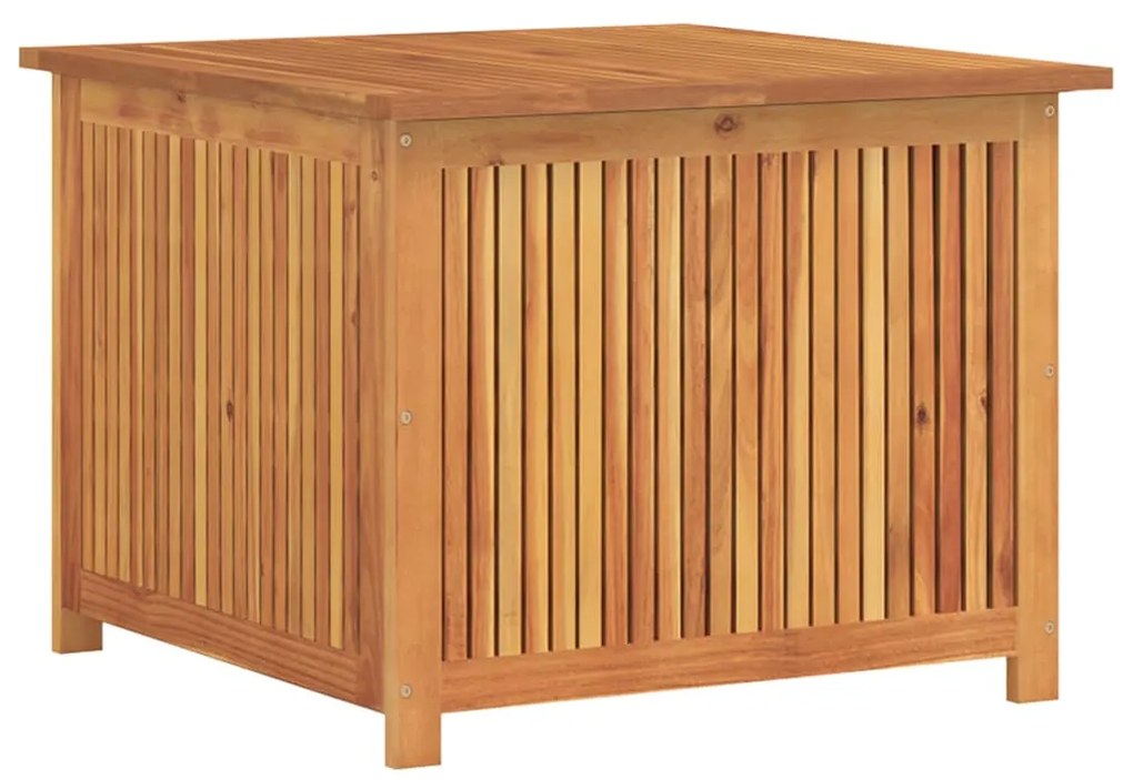 319706 vidaXL Градинска кутия за съхранение 75x75x58 см акациево дърво масив