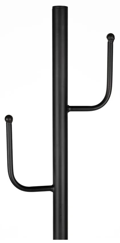 Черна метална стойка за връхни дрехи ø 29x170 cm Twiggy – White Label