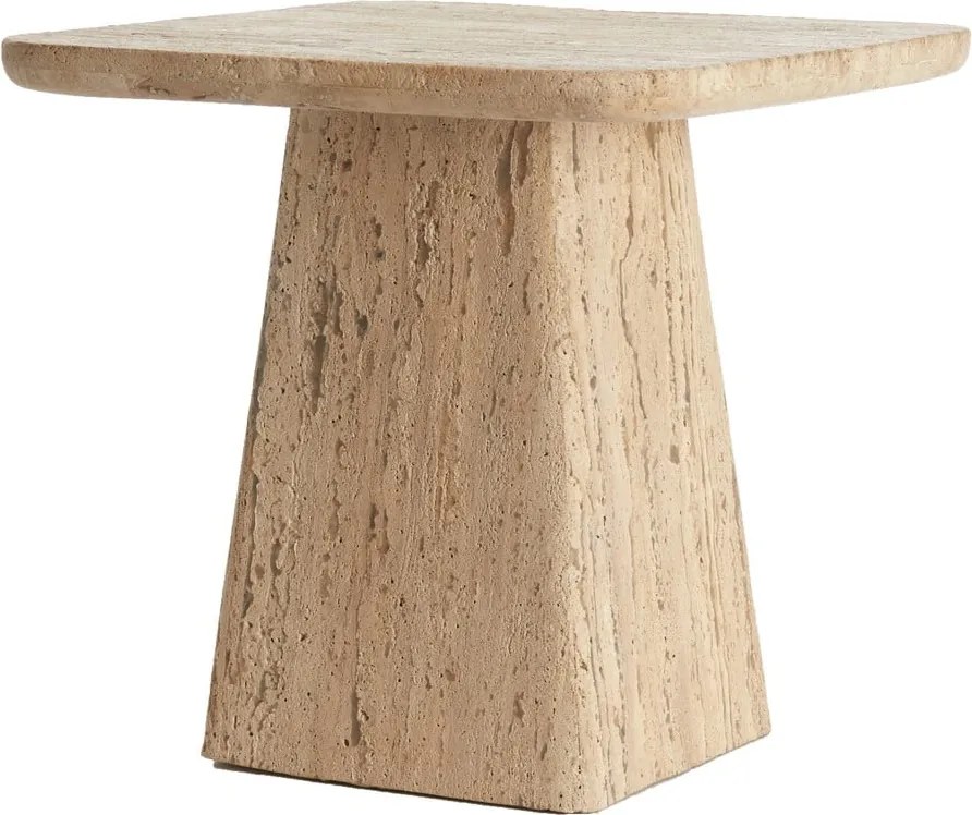 Странична масичка с скаменен плот за маса 45x45 cm Kepami – Light &amp; Living