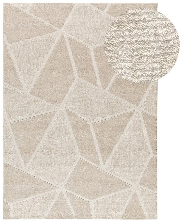 Кремав килим 133x190 cm Sensation – Universal