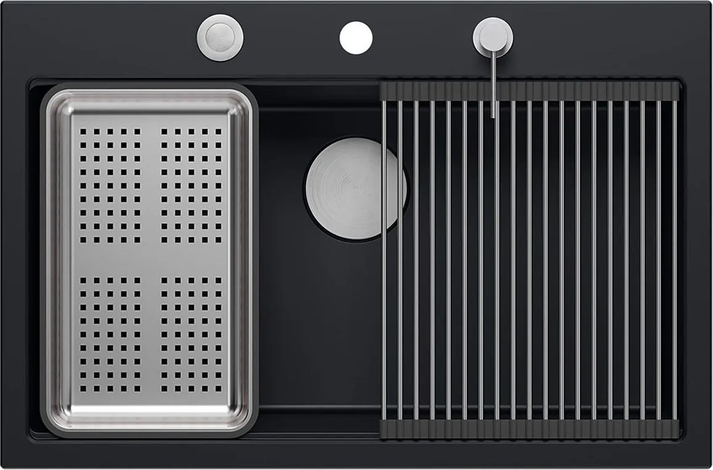 гранитна мивка MARC 110 WORKSTATION Black