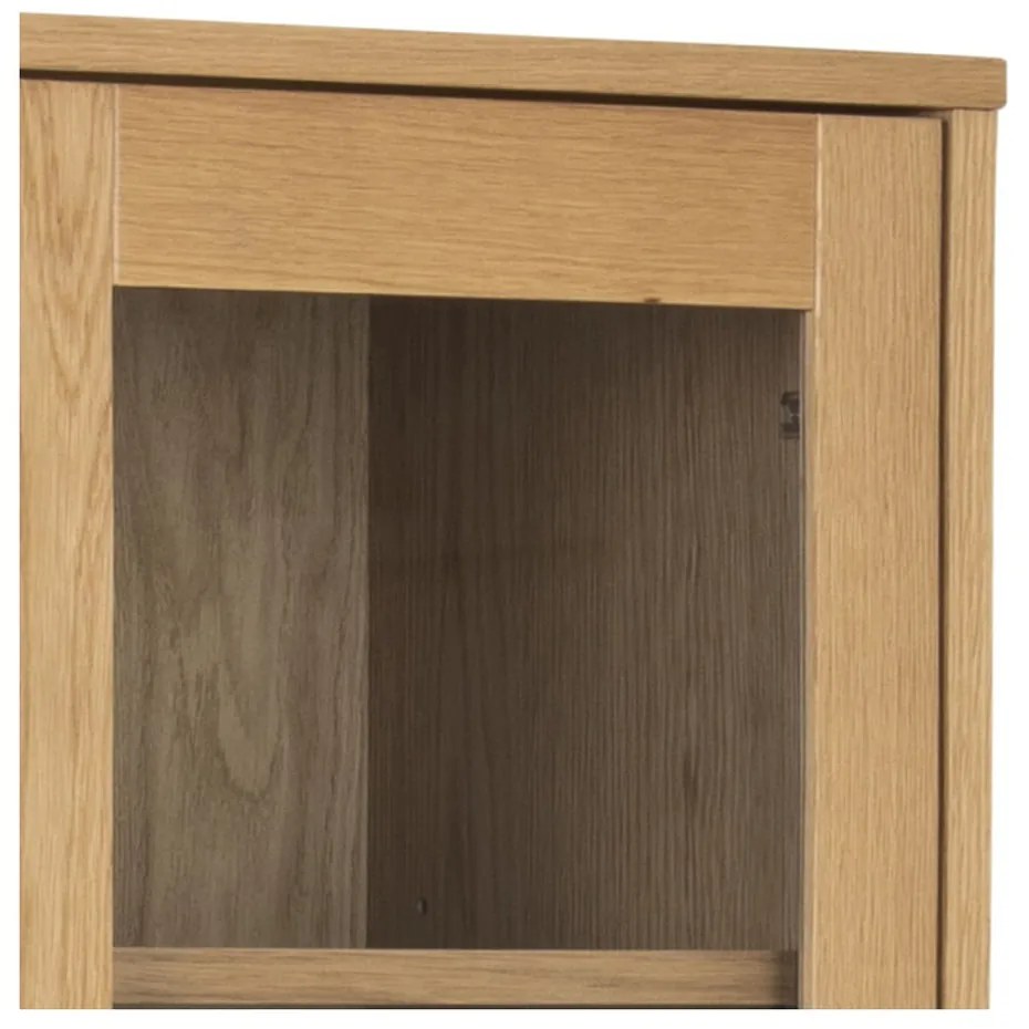 Витрина от дъбов декор 80x178 cm Nagano - Actona