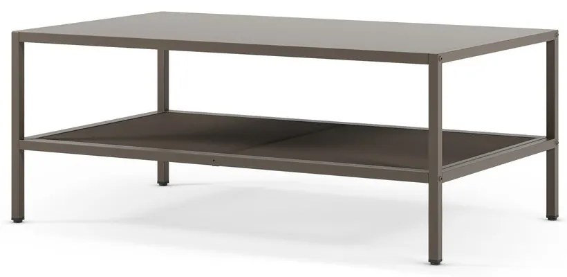 Сива метална масичка за кафе 60x100 cm Fayna – Marckeric