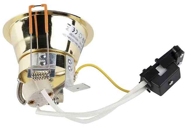 Комплект от 6 модерни вградени спота злато - Dept